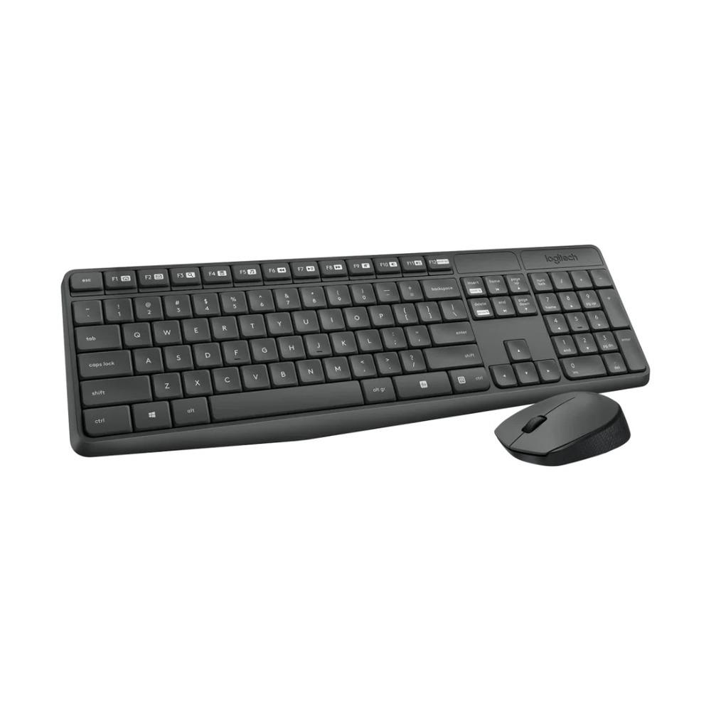 Combo Teclado + Mouse Inalámbricos Logitech MK235 Color Gris - Componentes - Imagen 3 Combo Teclado + Mouse Inalámbricos Logitech MK235 Color Gris - Componentes - Imagen 3