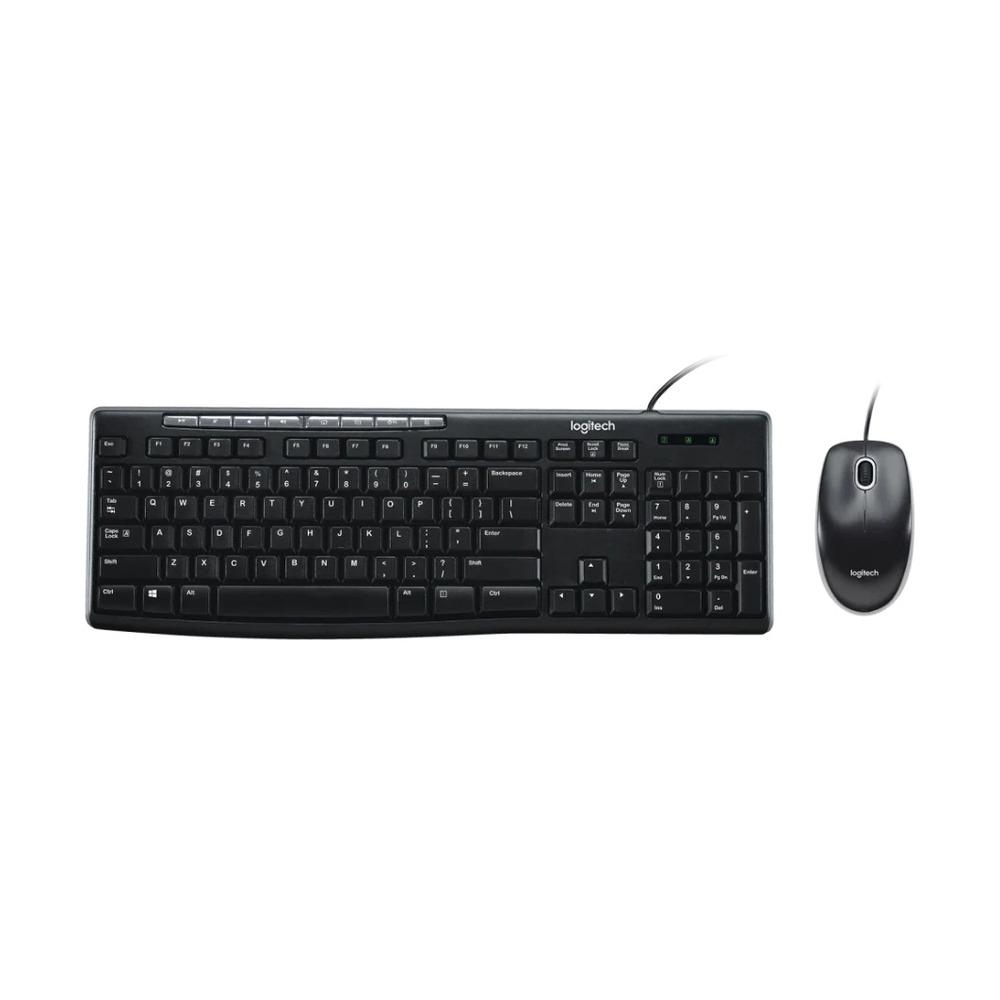 COMBO TECLADO/MOUSE MK200 Logitech Español Alámbrico USB Alámbrico Compatible Win Antiderrames Letras No Se Borran Garantía 3Años-NEGRO - Componentes COMBO TECLADO/MOUSE MK200 Logitech Español Alámbrico USB Alámbrico Compatible Win Antiderrames Letras No Se Borran Garantía 3Años-NEGRO - Componentes