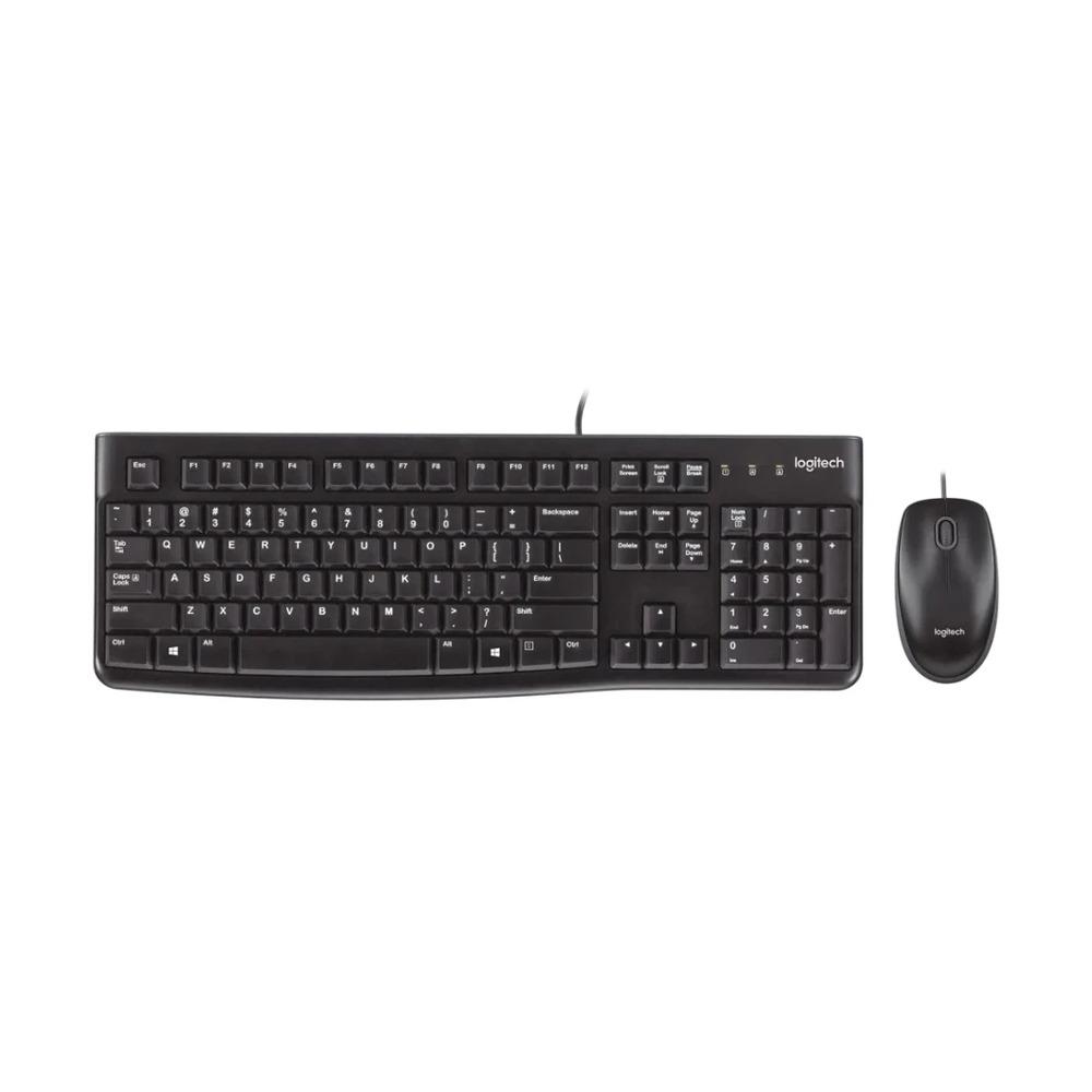 Combo Teclado + Mouse Alámbricos Logitech MK120 Color Negro - Componentes - Imagen 1 Combo Teclado + Mouse Alámbricos Logitech MK120 Color Negro - Componentes - Imagen 1
