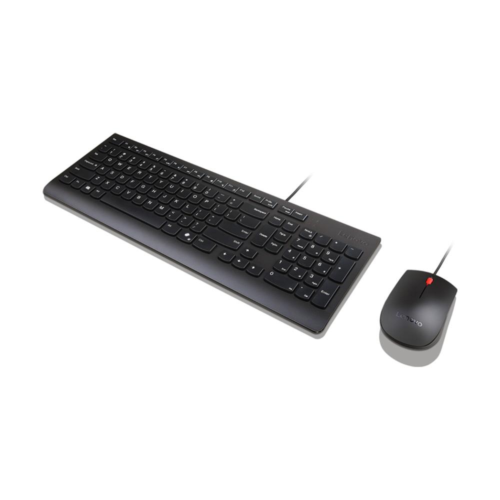 Combo Teclado + Mouse Alámbricos Lenovo Essential Color Negro - Componentes - Imagen 2 Combo Teclado + Mouse Alámbricos Lenovo Essential Color Negro - Componentes - Imagen 2