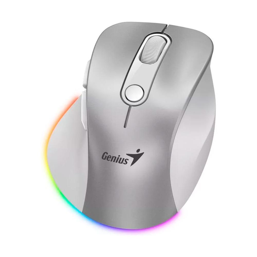 Mouse Genius ERGO 9000S Pro mini Recargable Plata - Componentes - Imagen 1 Mouse Genius ERGO 9000S Pro mini Recargable Plata - Componentes - Imagen 1