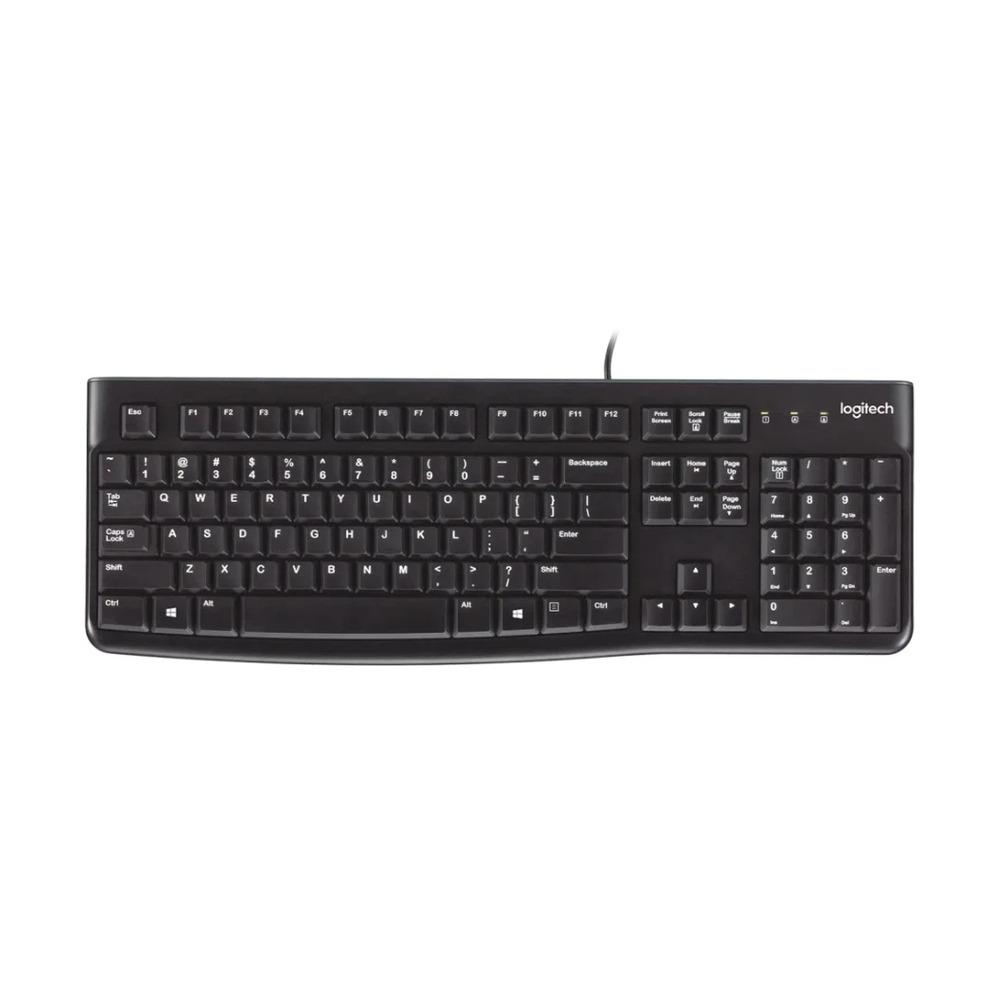 Teclado Alámbrico Logitech K120 Color Negro - Componentes - Imagen 1 Teclado Alámbrico Logitech K120 Color Negro - Componentes - Imagen 1