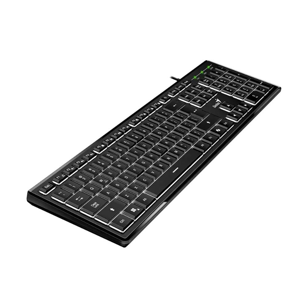 Teclado Alámbrico Genius SlimStar 820 Color Negro - Componentes - Imagen 3 Teclado Alámbrico Genius SlimStar 820 Color Negro - Componentes - Imagen 3