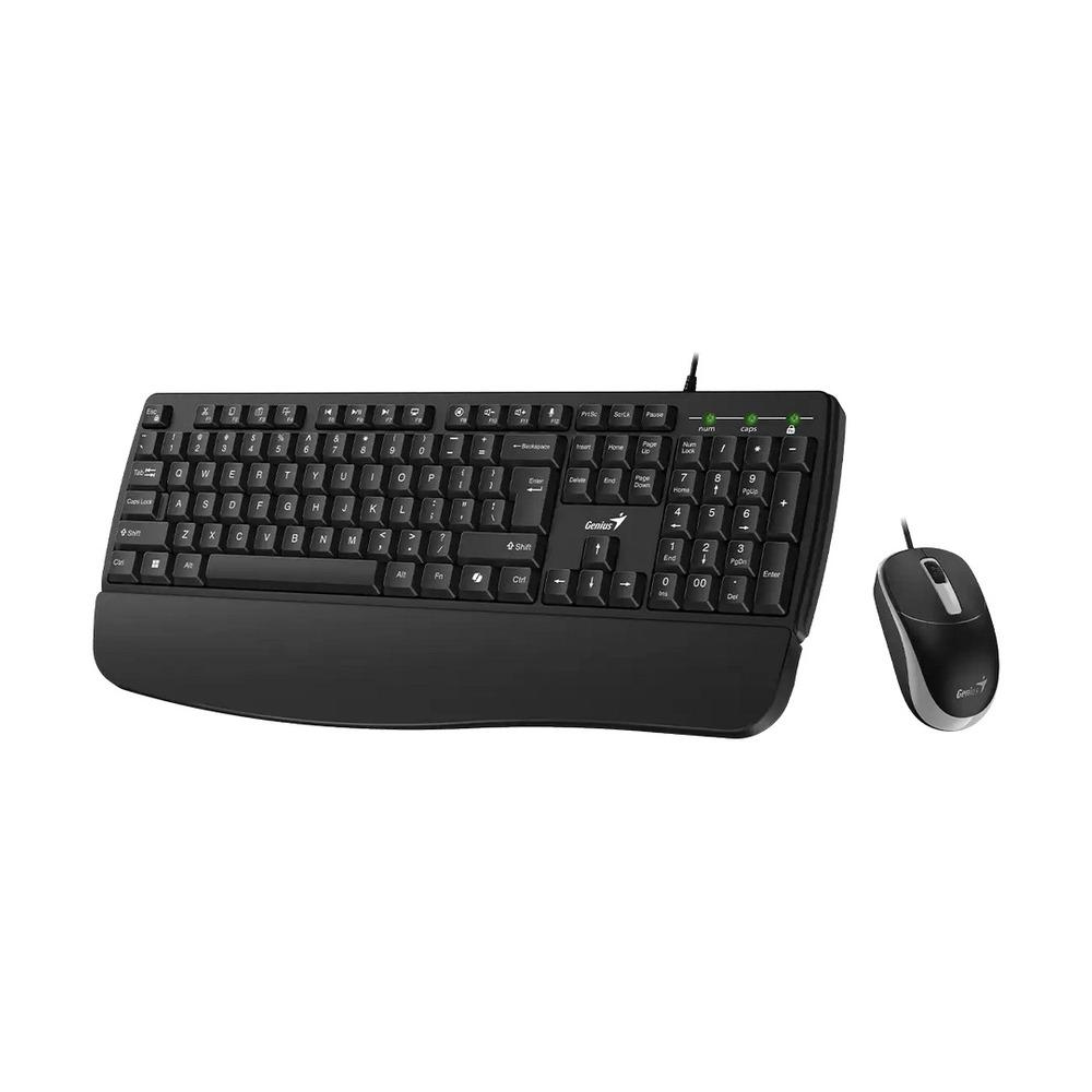 Combo Teclado + Mouse Alámbricos Genius KM-123 Color Negro - Componentes - Imagen 2 Combo Teclado + Mouse Alámbricos Genius KM-123 Color Negro - Componentes - Imagen 2