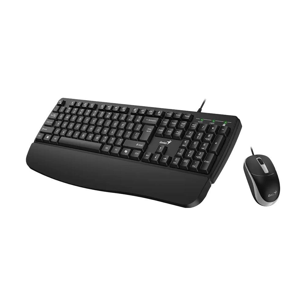 Combo Teclado + Mouse Alámbricos Genius KM-123 Color Negro - Componentes - Imagen 3 Combo Teclado + Mouse Alámbricos Genius KM-123 Color Negro - Componentes - Imagen 3