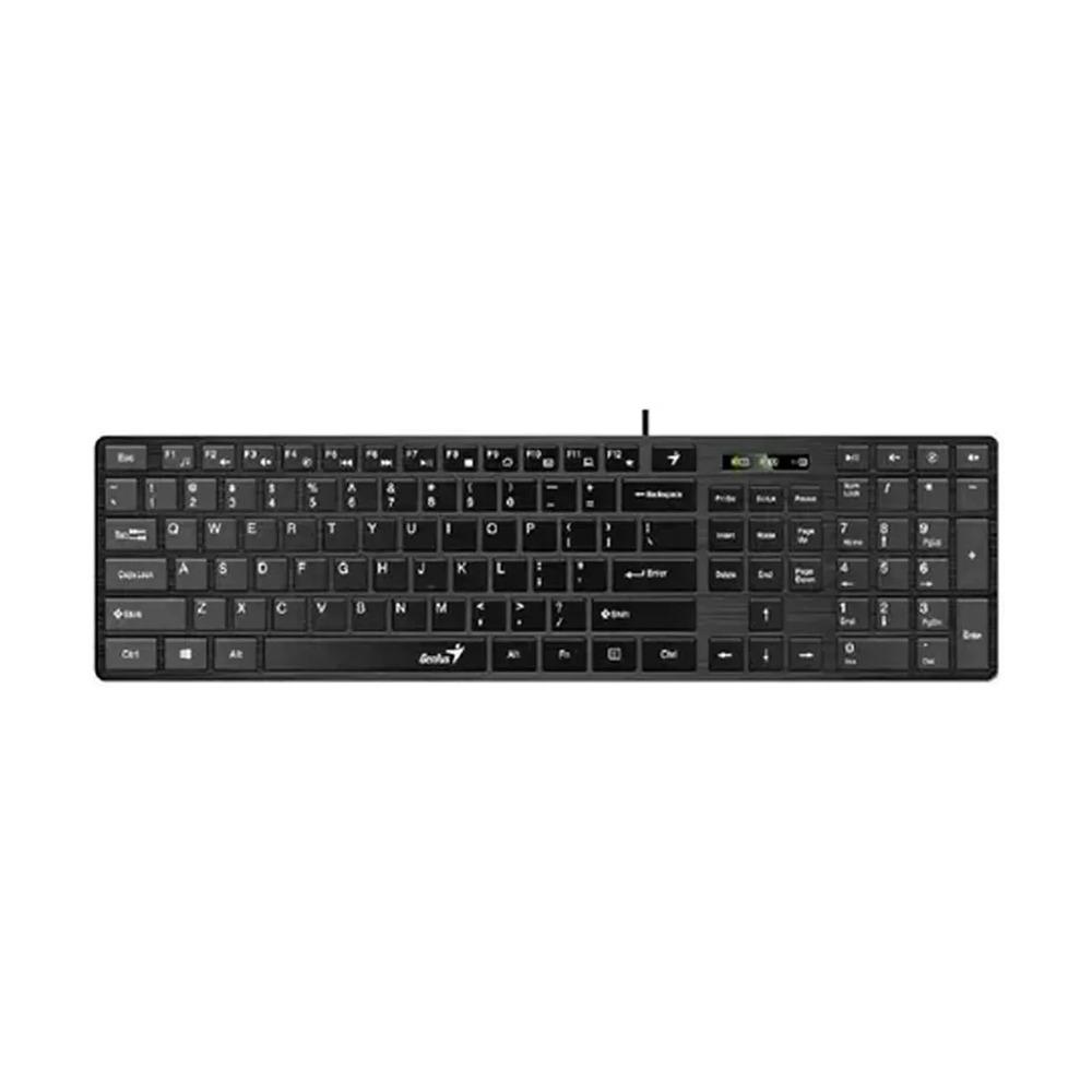 Teclado Alámbrico Genius SlimStar 126 Color Negro - Componentes - Imagen 2 Teclado Alámbrico Genius SlimStar 126 Color Negro - Componentes - Imagen 2