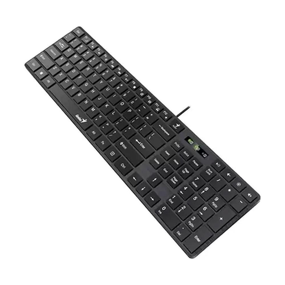 Teclado Alámbrico Genius SlimStar 126 Color Negro - Componentes - Imagen 4 Teclado Alámbrico Genius SlimStar 126 Color Negro - Componentes - Imagen 4