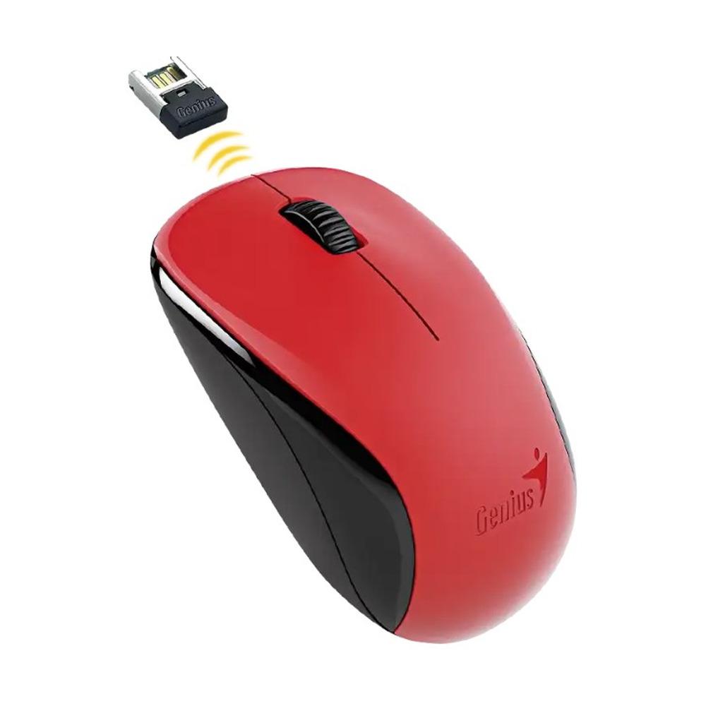 Mouse Inalámbrico Genius NX-7000 Color Rojo - Componentes - Imagen 2 Mouse Inalámbrico Genius NX-7000 Color Rojo - Componentes - Imagen 2