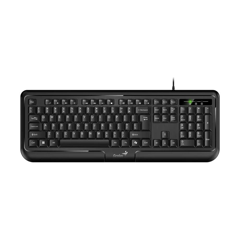 Teclado Alámbrico Genius KB-118 II Color Negro - Componentes - Imagen 1 Teclado Alámbrico Genius KB-118 II Color Negro - Componentes - Imagen 1