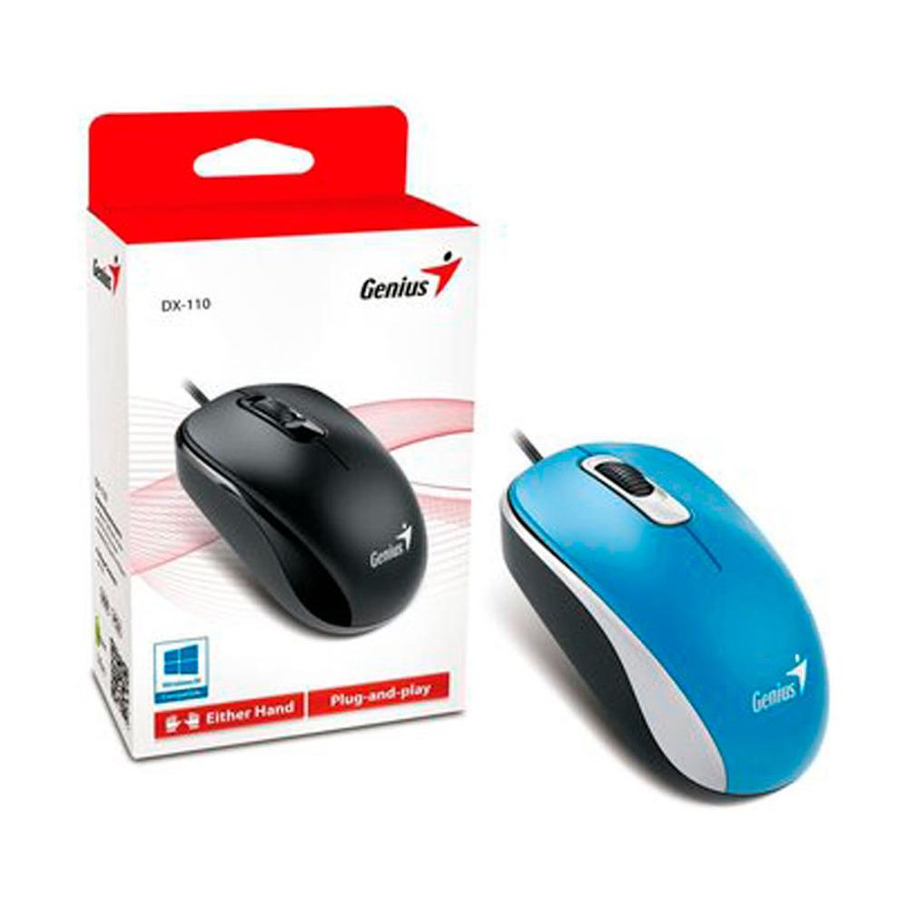 Mouse Alámbrico Genius DX-120 Color Azul - Componentes - Imagen 4 Mouse Alámbrico Genius DX-120 Color Azul - Componentes - Imagen 4