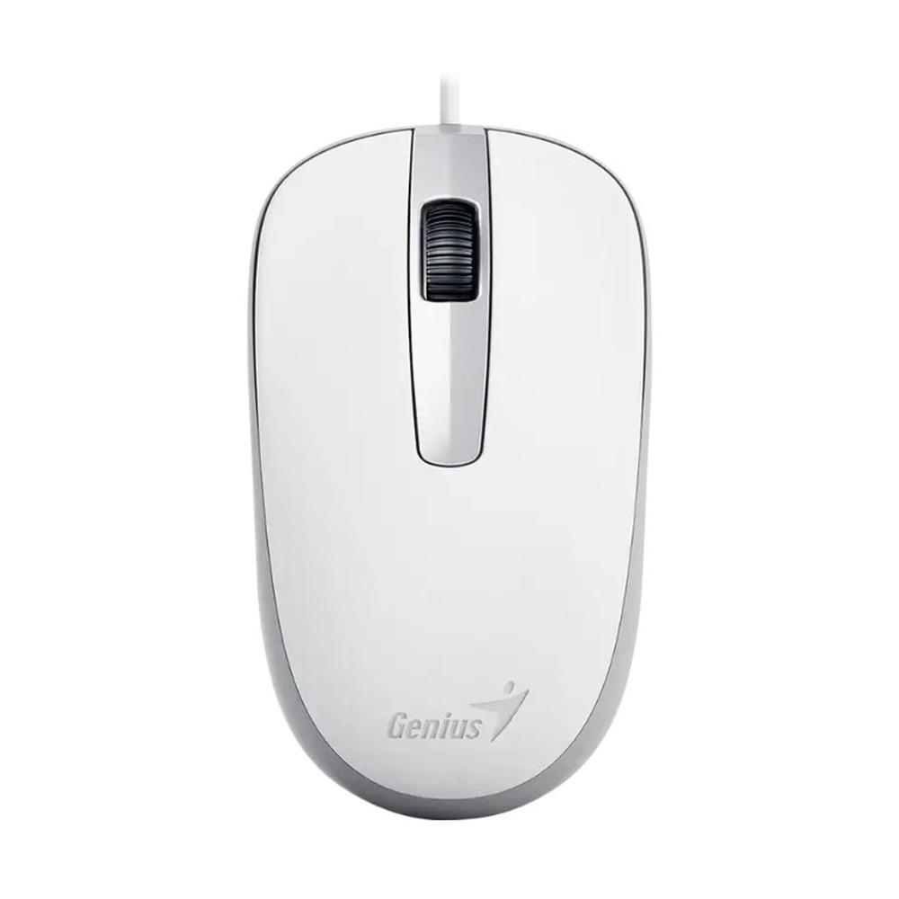 Mouse Alámbrico Genius DX-120 Color Blanco - Componentes - Imagen 1 Mouse Alámbrico Genius DX-120 Color Blanco - Componentes - Imagen 1