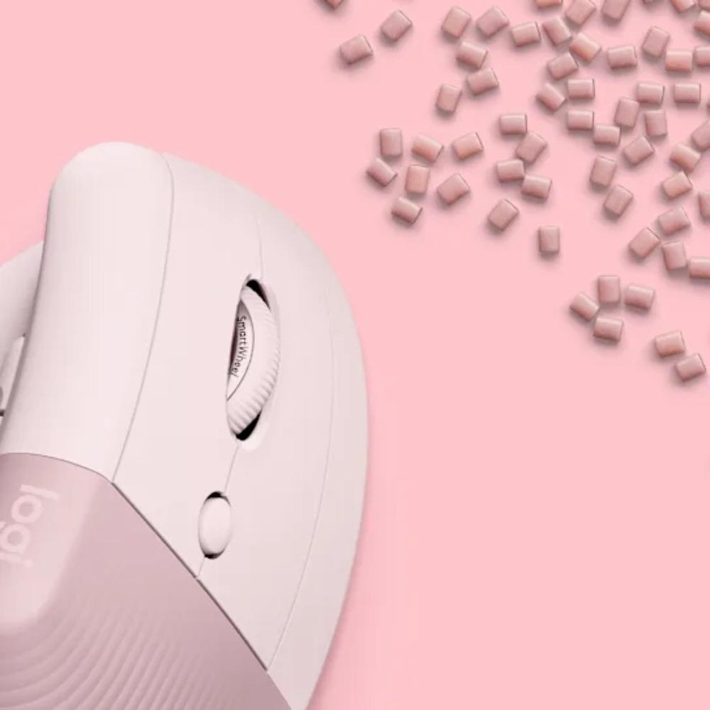 Mouse Inalámbrico Ergonómico Logitech Lift Vertical Color Rosa - Componentes - Imagen 3 Mouse Inalámbrico Ergonómico Logitech Lift Vertical Color Rosa - Componentes - Imagen 3