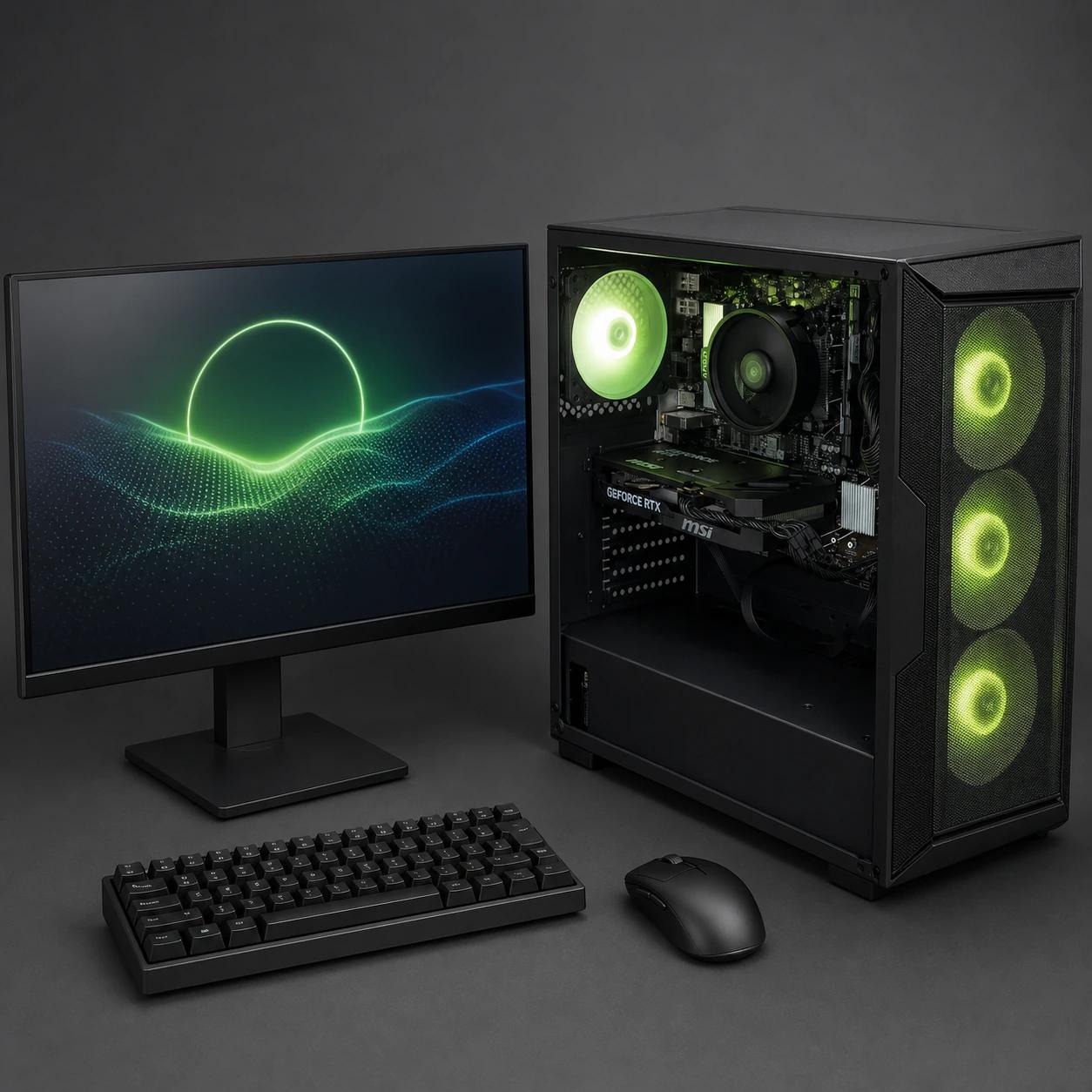 Setup Gamer Completo Ryzen 7 8700F + RTX 5060 - PC Gamer - Imagen 1 Setup Gamer Completo Ryzen 7 8700F + RTX 5060 - PC Gamer - Imagen 1
